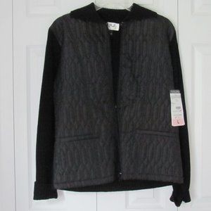 Talk of the Walk Quilted/Knitted Jacket